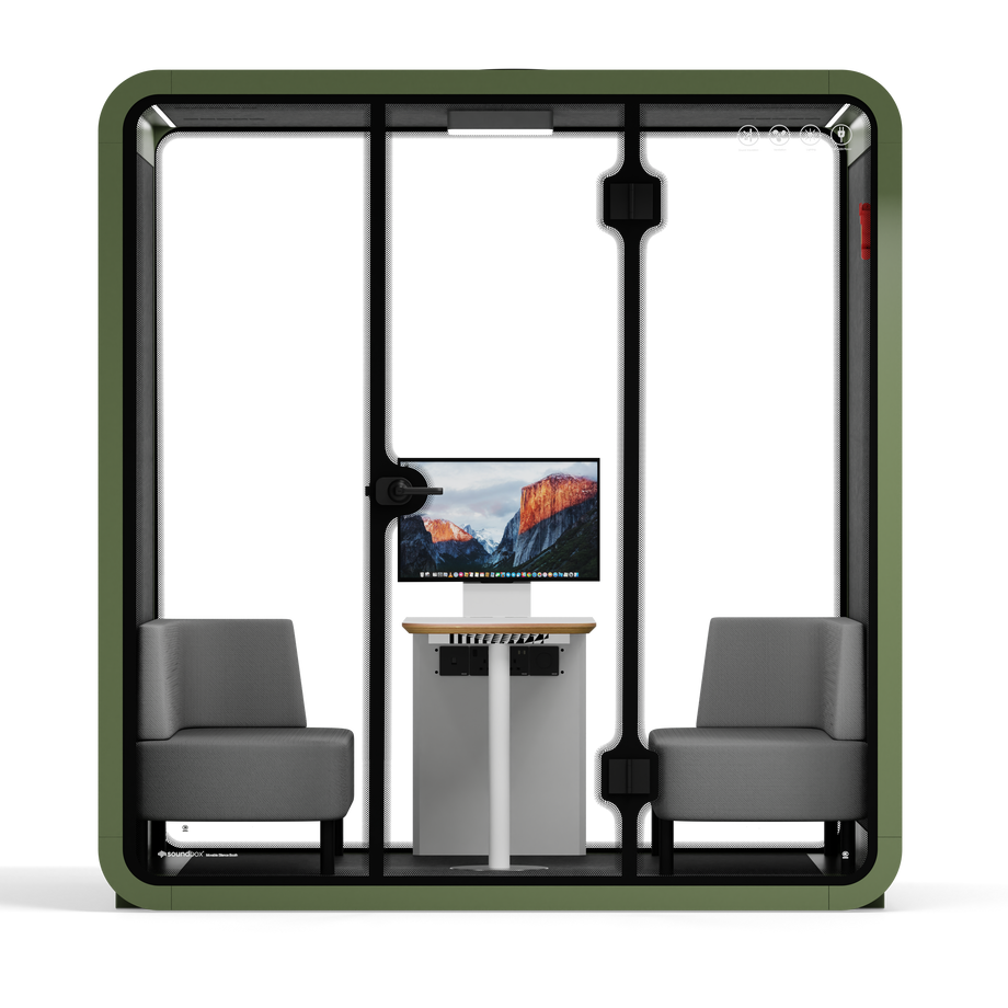 Quell - Stánek pro 4 osobyGreen / Dark Grey / Delux