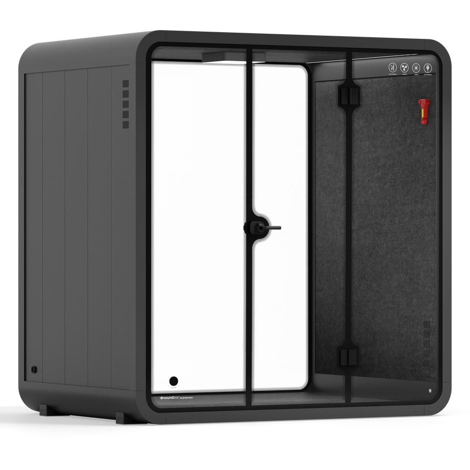 Quell - Stánek pro 4 osobyCharcoal / Dark Grey / No Furniture