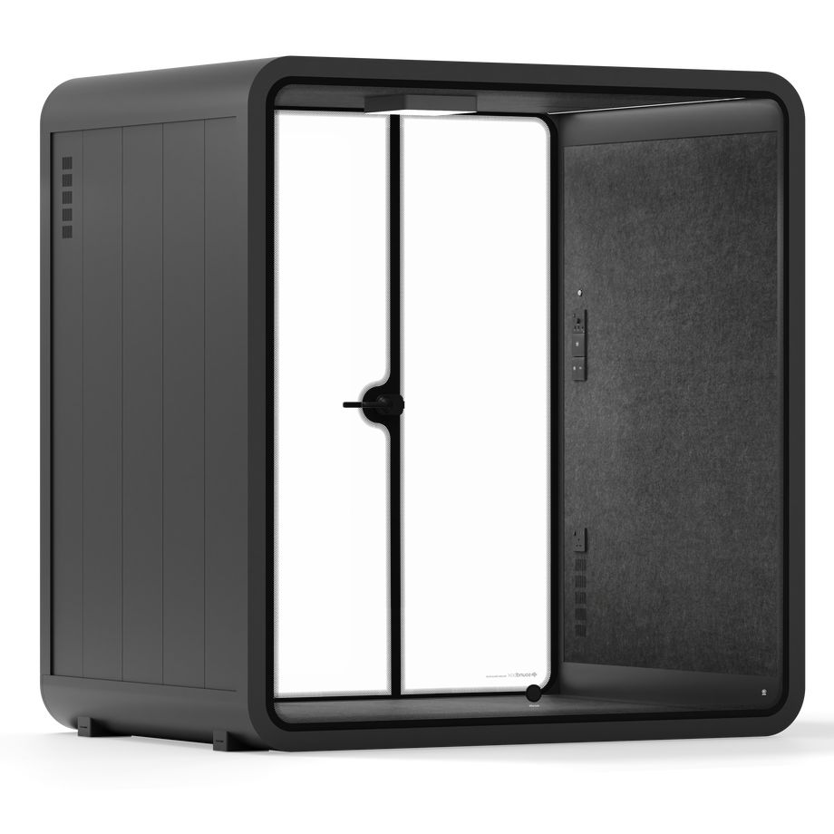 Quell - Stánek pro 4 osobyCharcoal / Dark Grey / No Furniture