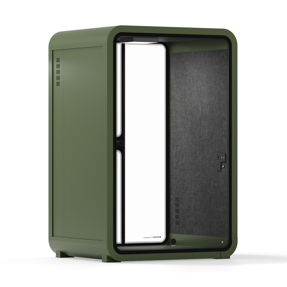 Toimistopuhelinosasto Quell - 2 henkilöäGreen / Dark Gray / No Furniture