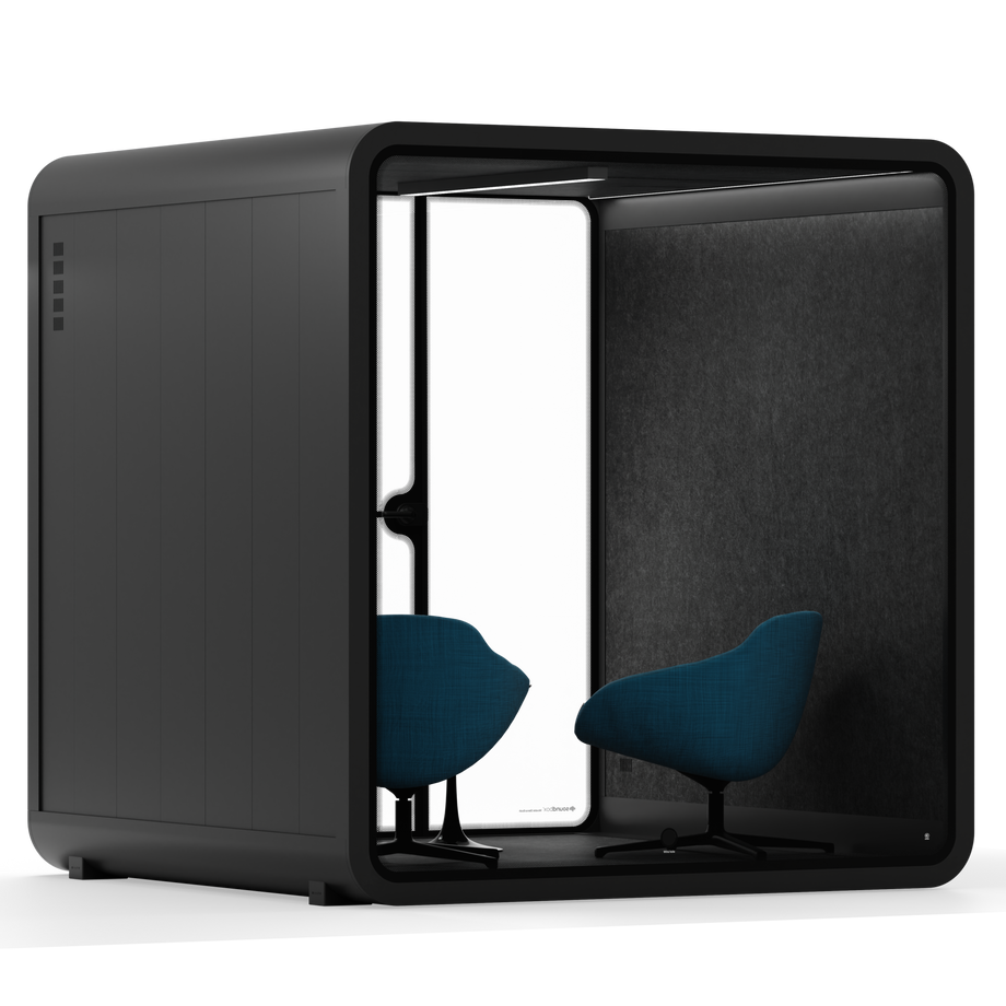 Cabina de reuniones Quell - 6 personasBlack / Dark Grey / Furniture Set 2