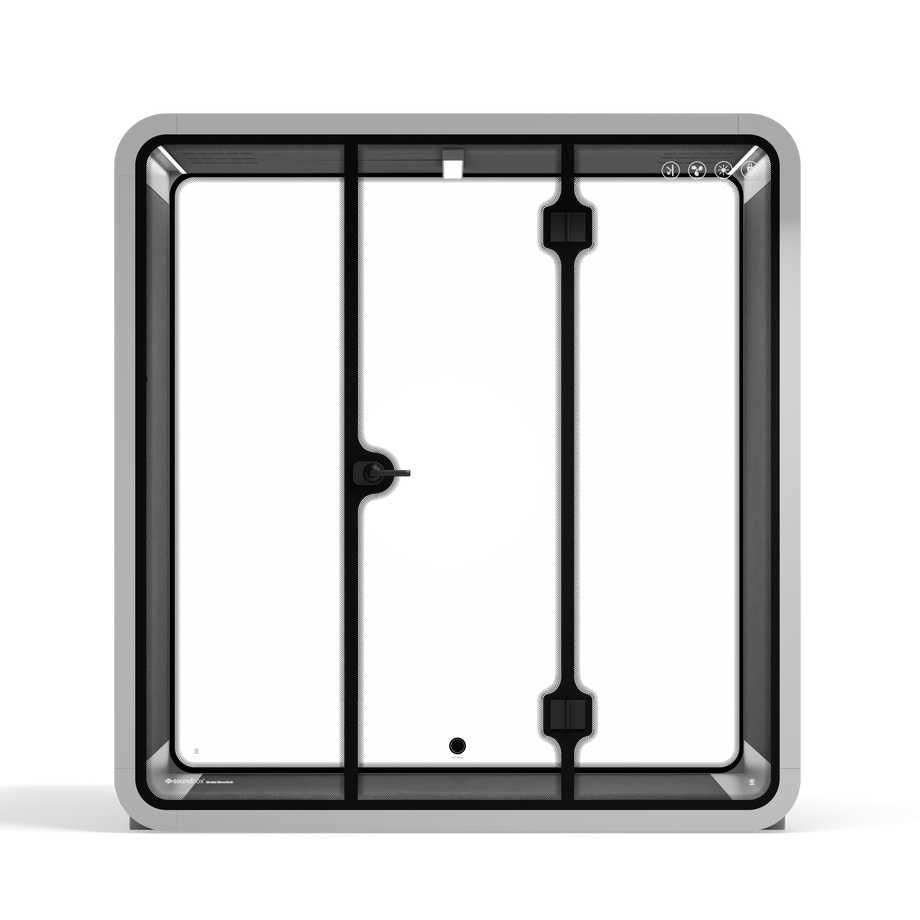Cabina de reuniones Quell - 6 personasLight Grey / Dark Grey / No Furniture