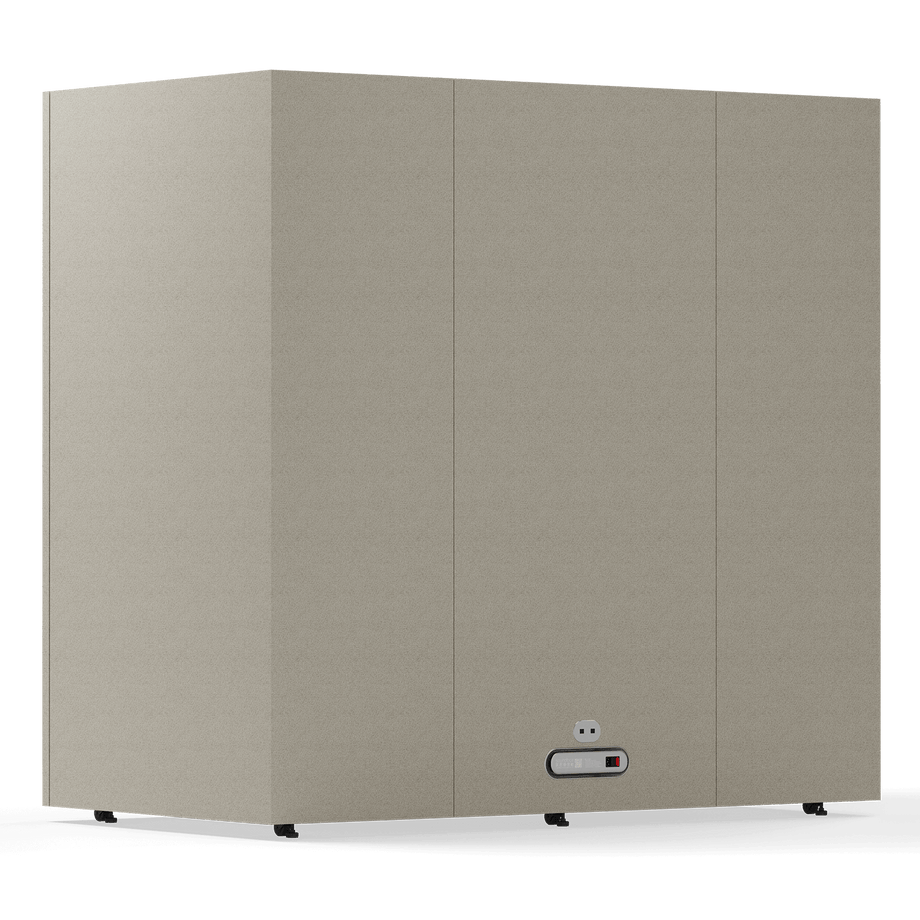 Folio Office Pod - 2-4 personFolio Beige / Furniture As Per Images