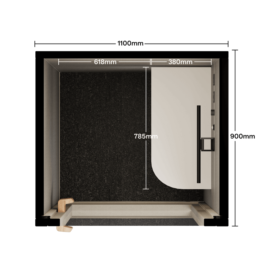 Office Phone Booth Folio - Sta opFolio Beige / Furniture Set 1