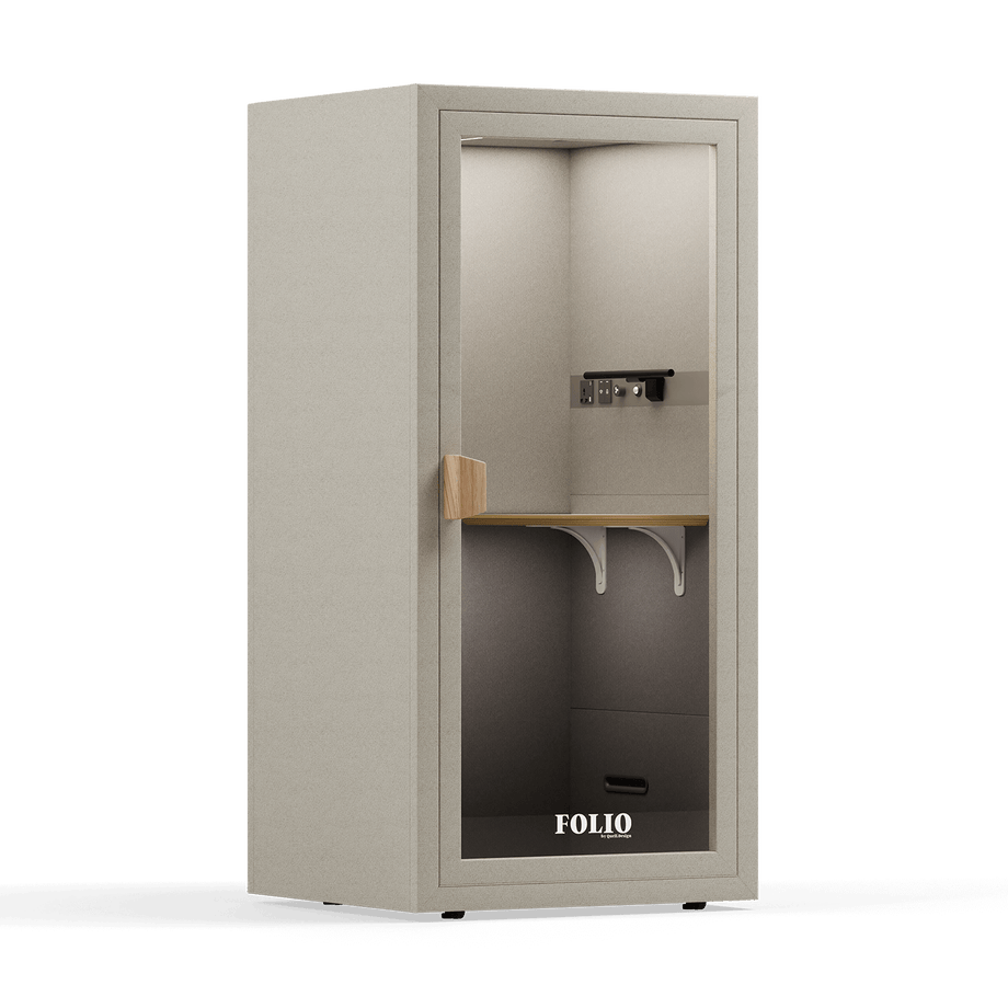 Office Phone Booth Folio - Sta opFolio Beige / Furniture Set 1