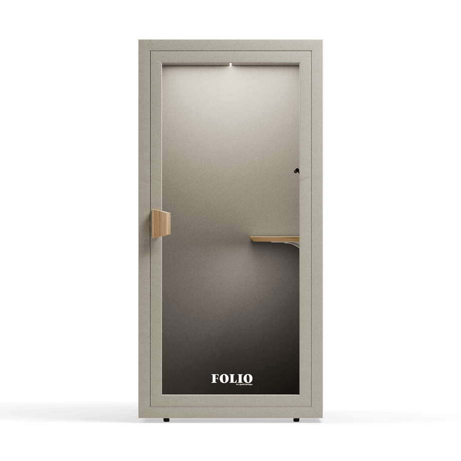 Office Phone Booth Folio - Sta opFolio Beige / Furniture Set 1