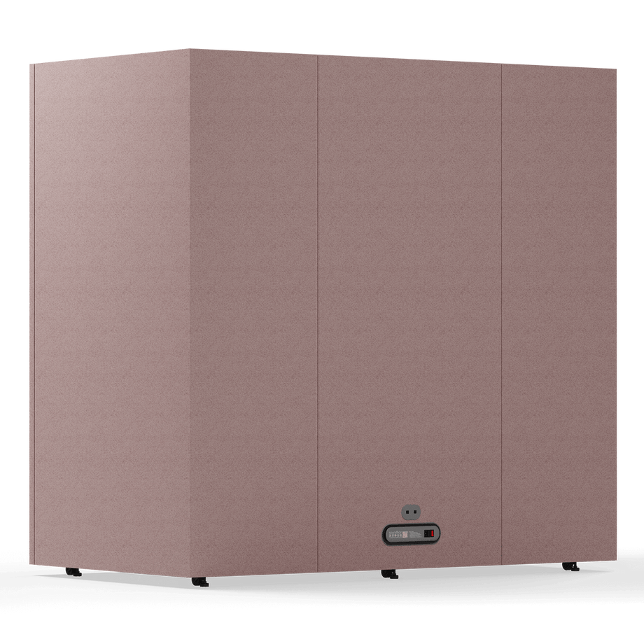 Folio Office Pod - 2-4 personFolio Blush / Furniture As Per Images