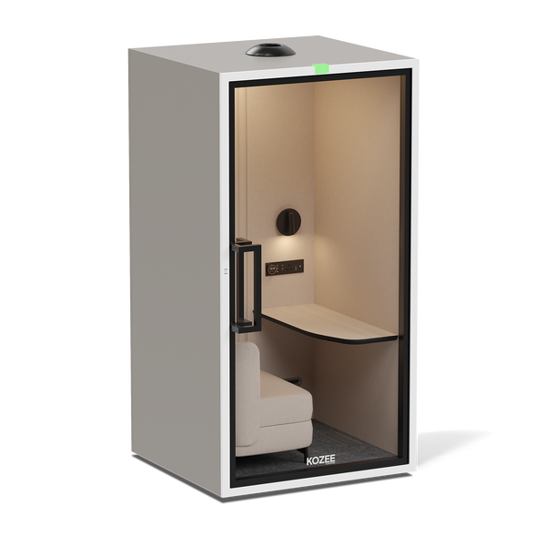 Kozee - Sit DownLight Grey / White / Ecrufarbener Stoff