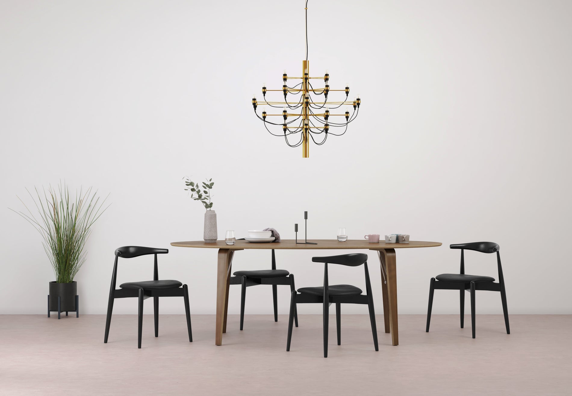 GinoGino - Chandelier, Brass