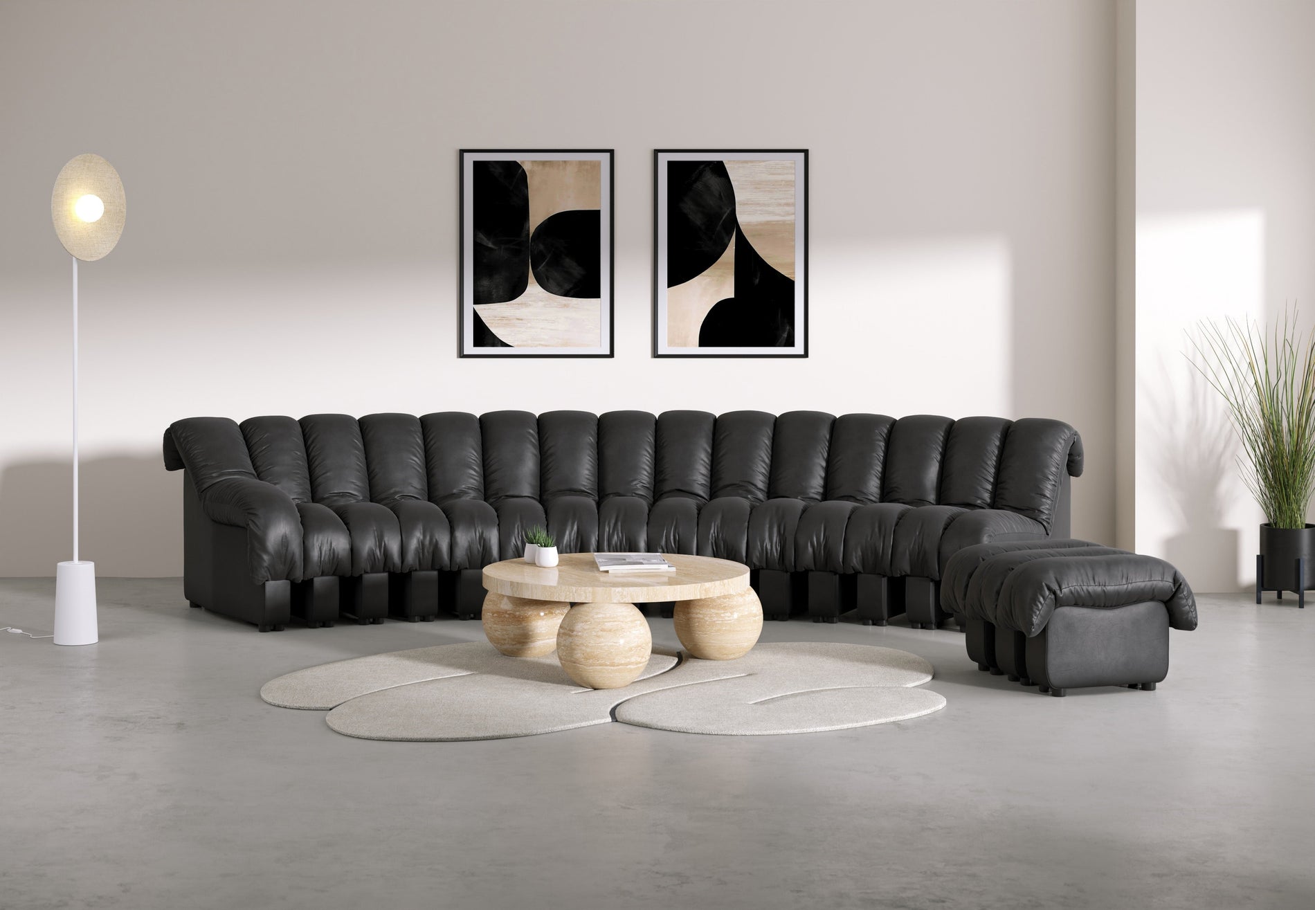 DS 600Black Vegan Leather