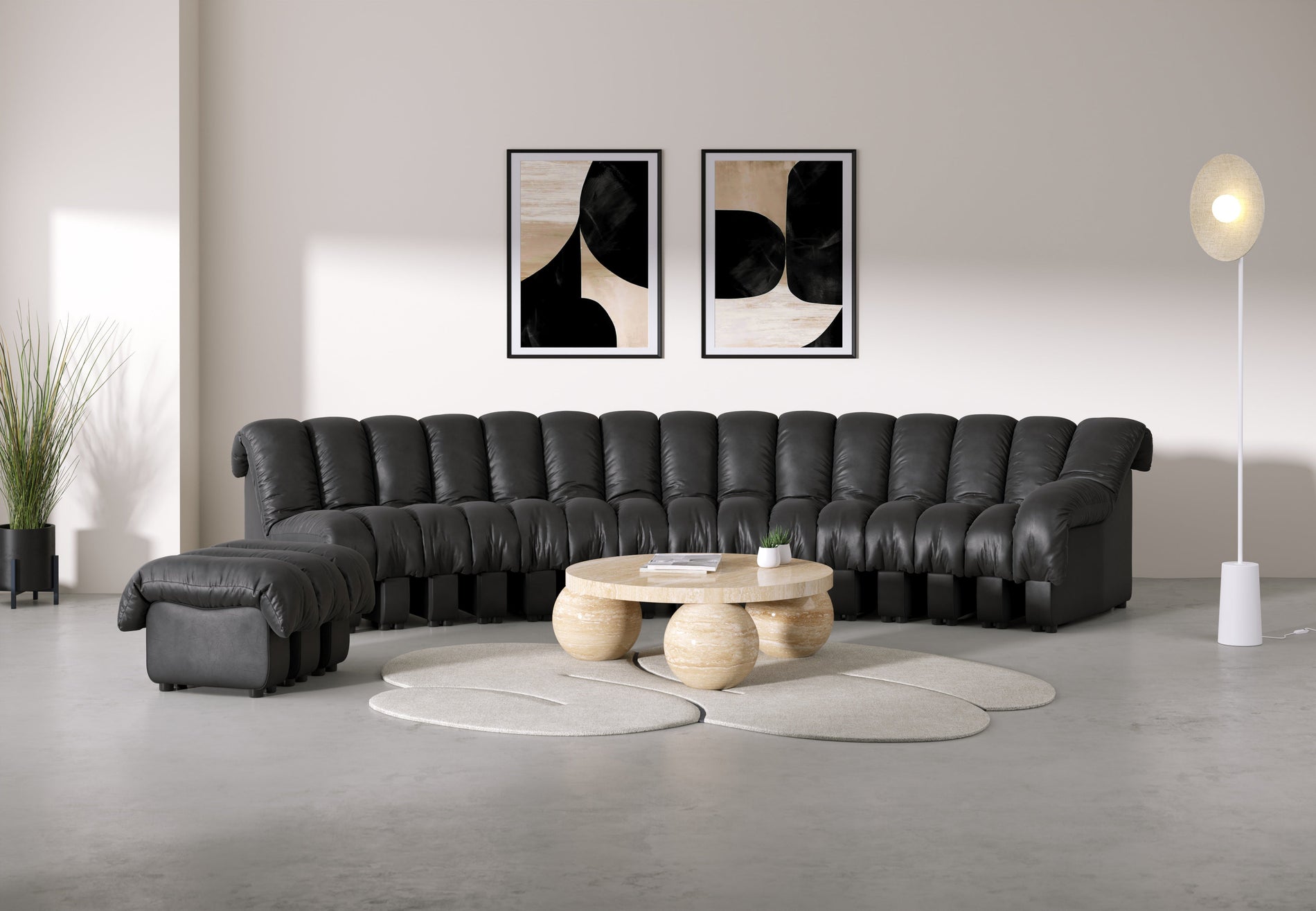 DS 600Black Vegan Leather