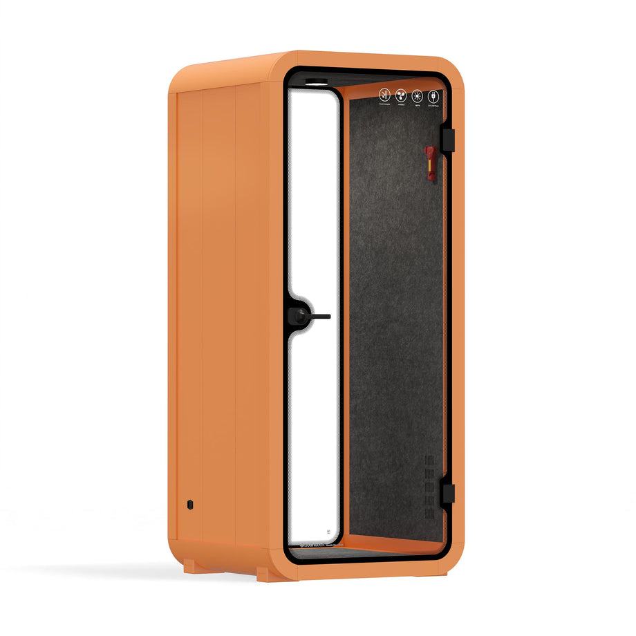 Office Pod Quell Akustický Orange / No Furniture / Dark Grey