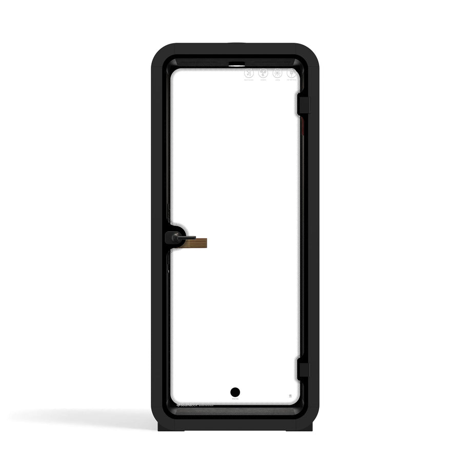 Office Pod Quell Akustický Wooden / No Furniture / Dark Grey