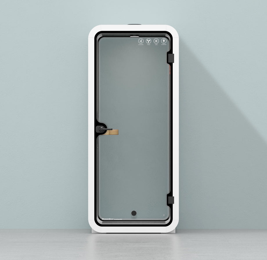 Office Pod Quell Akustický Wooden / No Furniture / Dark Grey