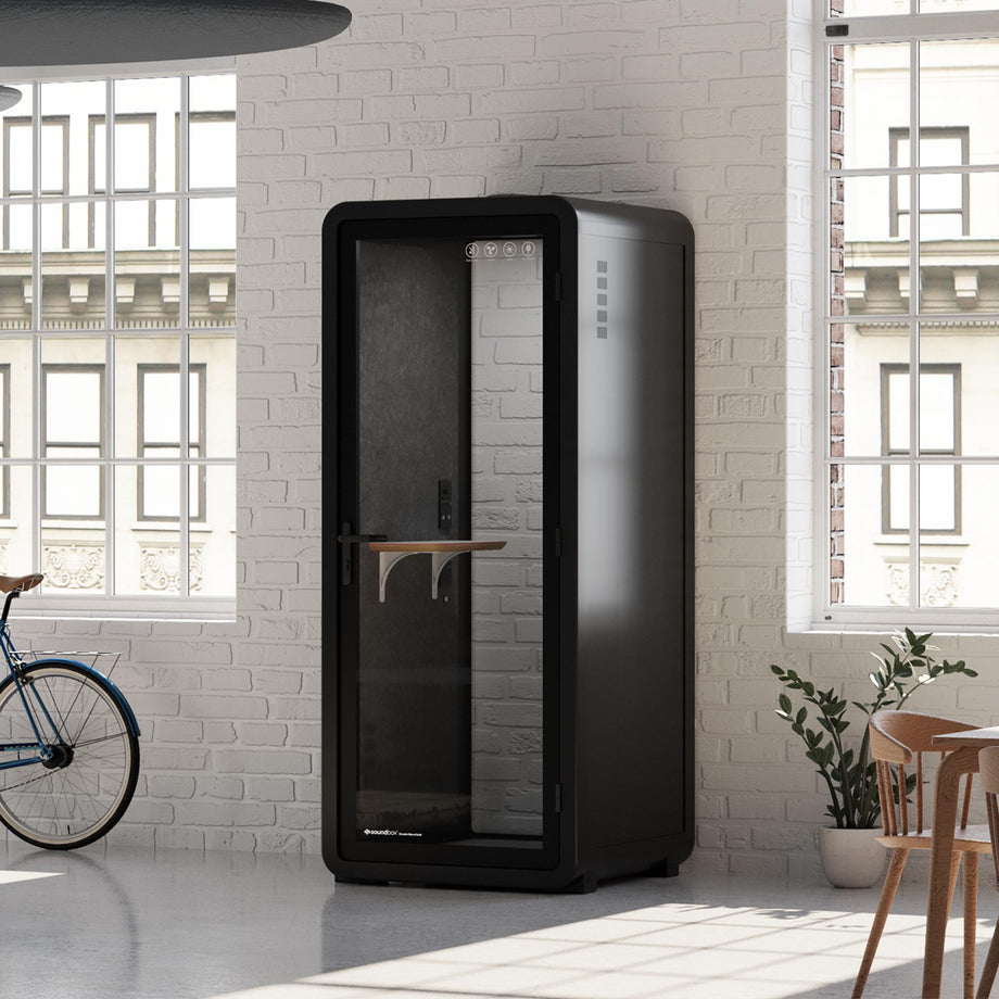 Bureau Pod Quell Acoustique Charcoal / No Furniture / Dark Grey