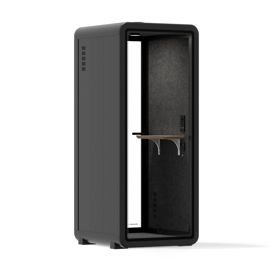 Bureau Pod Quell Acoustique Charcoal / No Furniture / Dark Grey