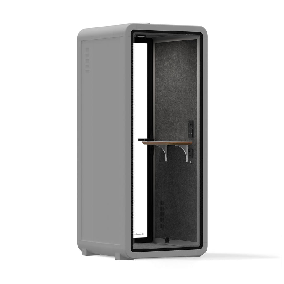 Bureau Pod Quell Acoustique Light Grey / No Furniture / Dark Grey