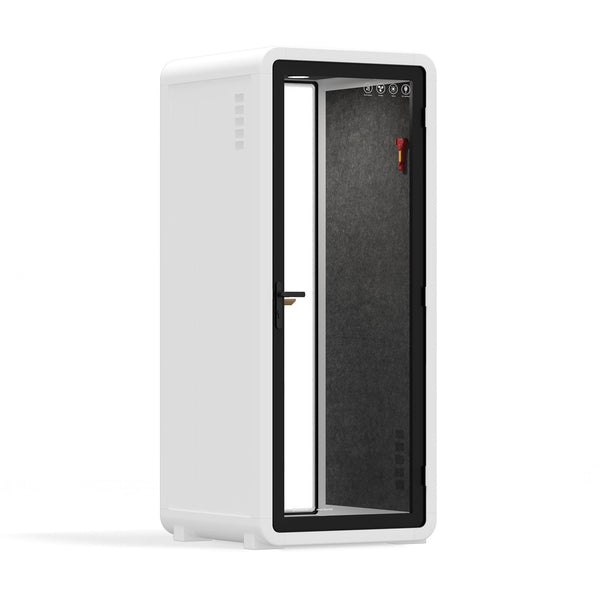 Bureau Pod Quell Acoustique White / No Furniture / Dark Grey