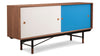 Finn Juhl - Finn Juhl - Finn Juhl Credenza, Walnut and Blue - Image 2