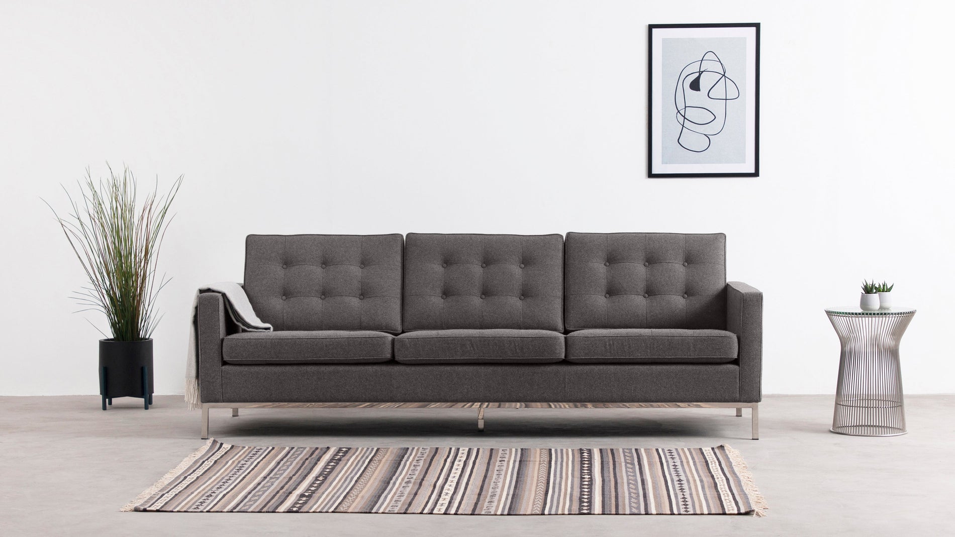 FlorenceDark Gray Wool