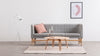 Mayor Style - Mayor Style - Mayor Style Three Seater Sofa, Light Gray Wool and Ash - Image 7