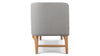 Mayor Style - Mayor Style - Mayor Style Three Seater Sofa, Light Gray Wool and Ash - Image 3