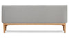 Mayor Style - Mayor Style - Mayor Style Three Seater Sofa, Light Gray Wool and Ash - Image 4