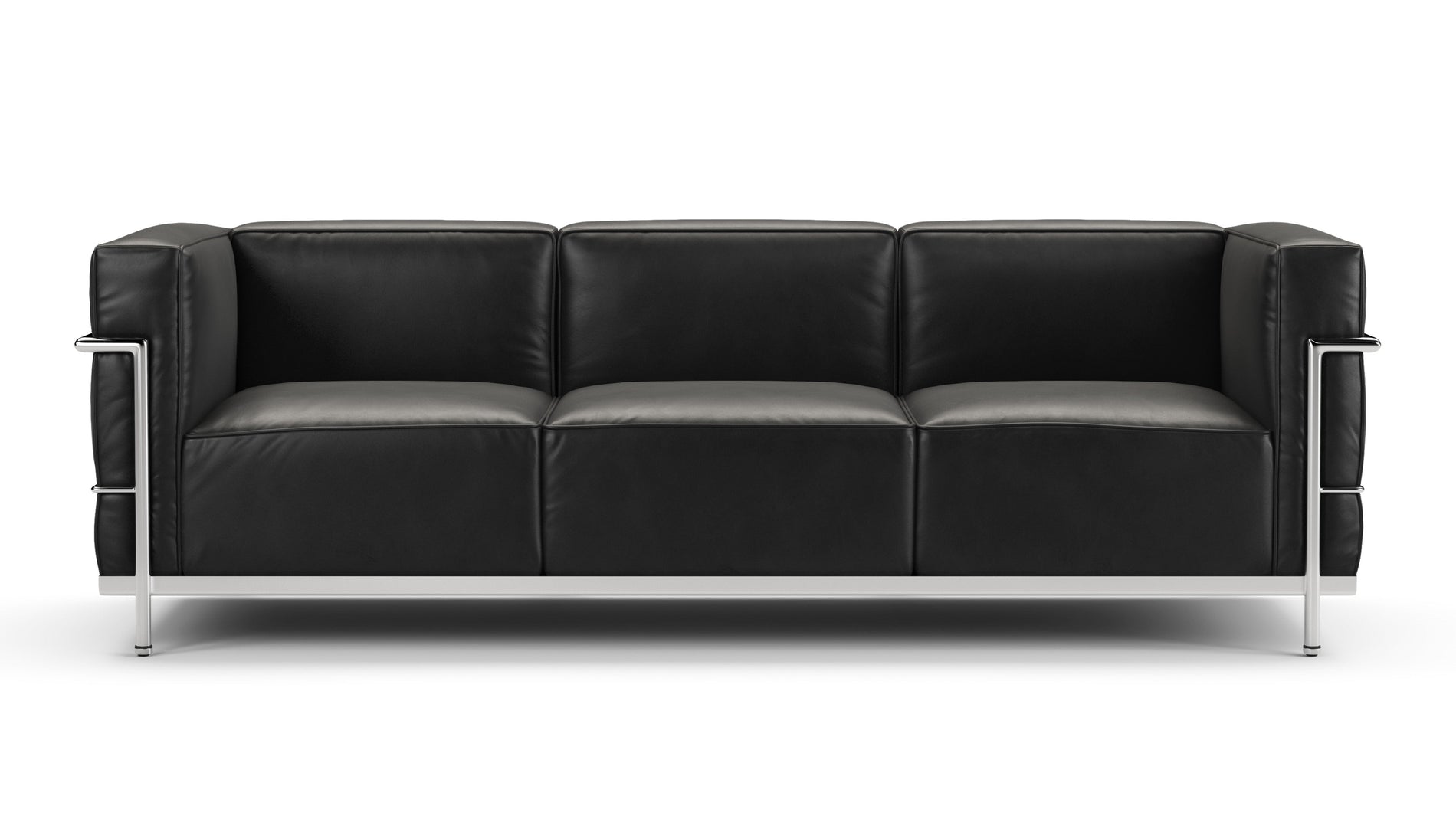 CorbusierMidnight Black Premium Leather
