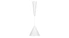 Flare - Flare - Flare Pendant Lamp, White - Image 1