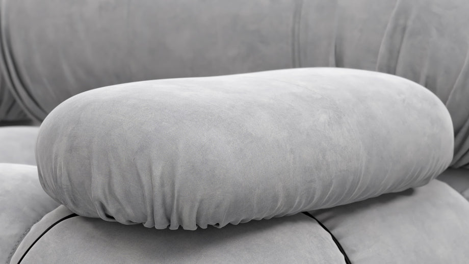 Sofá BelliniLight Gray Velvet