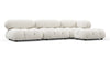 Bellini Sectional - White Boucle - Image 2