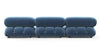 Bellini Sectional - Aegean Blue Velvet - Image 5