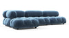 Bellini Sectional - Aegean Blue Velvet - Image 2