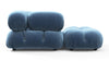 Bellini Sectional - Aegean Blue Velvet - Image 4
