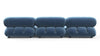 Bellini Sectional - Aegean Blue Velvet - Image 5