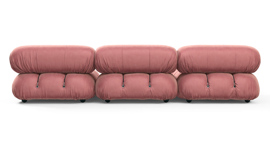 Bellini SeccionalBlush Pink Velvet