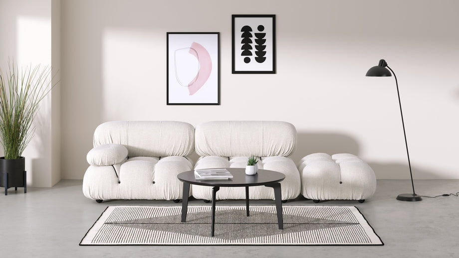Sofá BelliniWhite Boucle