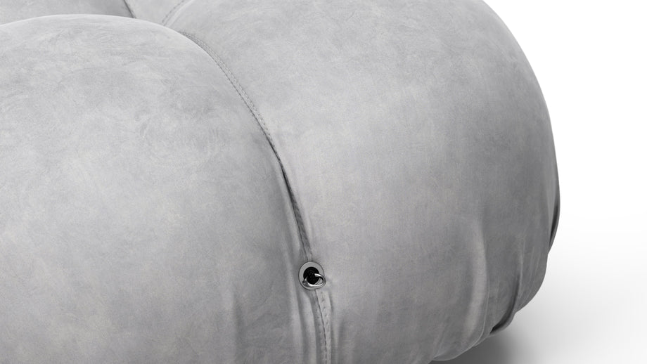 Sofá BelliniLight Gray Velvet