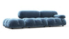 Bellini Sofa - Aegean Blue Velvet - Image 2