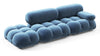 Bellini Sofa - Aegean Blue Velvet - Image 3