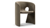 Celeste - Celeste - Celeste Chair, Taupe Velvet - Image 2