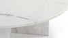 Olivia - Olivia - Olivia Coffee Table, Round, White Marble - Image 6