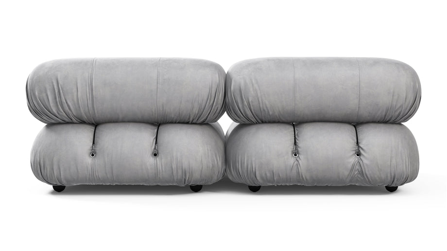 Sofá BelliniLight Gray Velvet