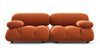 Bellini Sofa - Apricot Velvet - Image 1