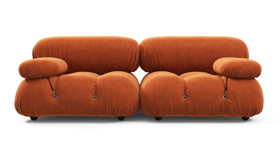 Sofá BelliniApricot Velvet