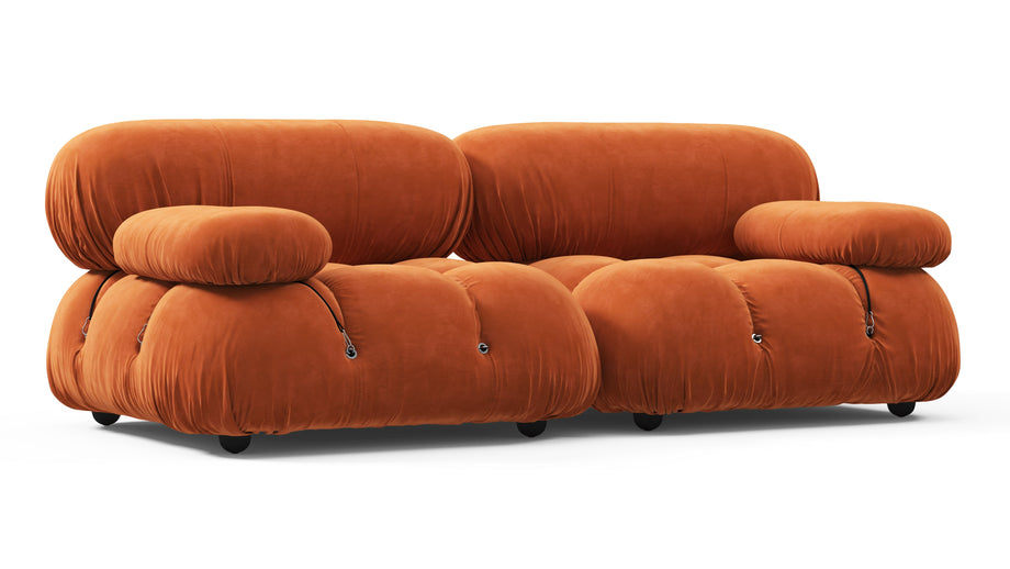 Sofá BelliniApricot Velvet