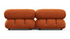 Bellini Sofa - Apricot Velvet - Image 4