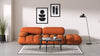 Bellini Sofa - Apricot Velvet - Image 8