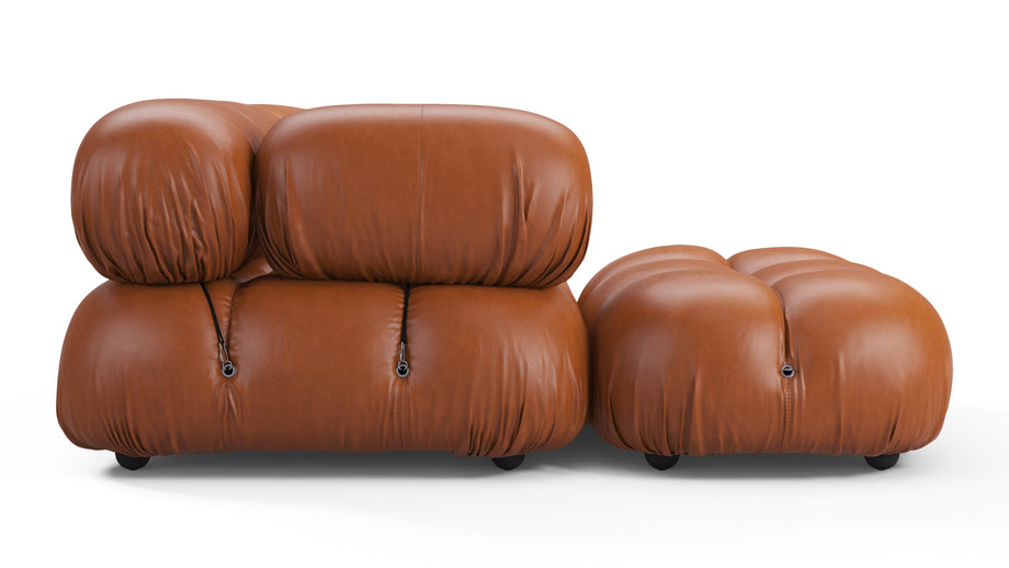 Bellini SeccionalTan Premium Leather