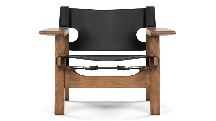 HiszpańskiDeep Black Vegan Leather